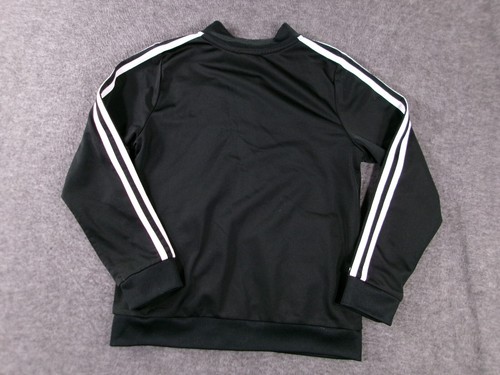 Adidas Tack Suit Youth Large Black Full Zip Jacket Sweatpants Running Jogging - Picture 11 of 22