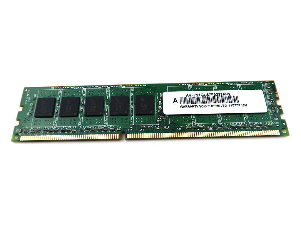 AVANT 8GB DDR3 SDRAM PC3-10600U 1333MHZ NON-ECC SERVER MEMORY AVF721GU67F9333AK2