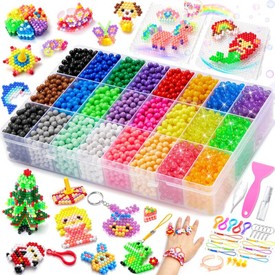CGBOOM Wasserperlen Nachfüllset, 6800 Perlen, Modernes DIY Bastelset Für Kinder,