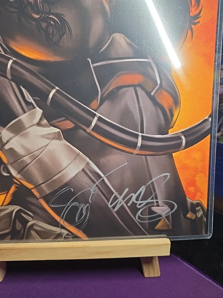 ABSOLUTE BATMAN 11X17 IMPRESIÓN FIRMADA MARK BROOKS & SCOTT SNYDER CERTIFICADO DE AUTENTICIDAD NYCC 2O25. Foto 2 de 4