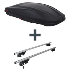 Dachbox G3 Spark 520 + Dachträger Menabo Sherman für Mercedes M-Klasse Typ W166