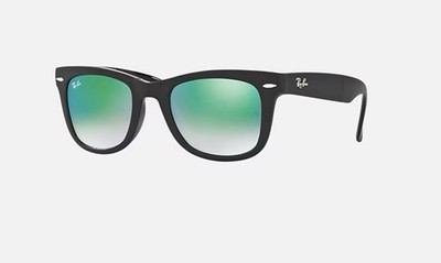 Ray-Ban Wayfarer Folding Flash Lenses Sunglasses Black
