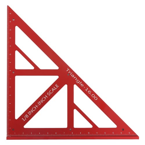 Woodworking Triangle Ruler Al Aluminum Alloy Large Triangle Gauge ...