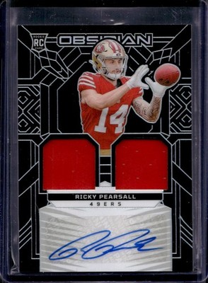 Ricky Pearsall 2024 Panini Obsidian #RMI-RPL Rookie Materials Ink Auto /299