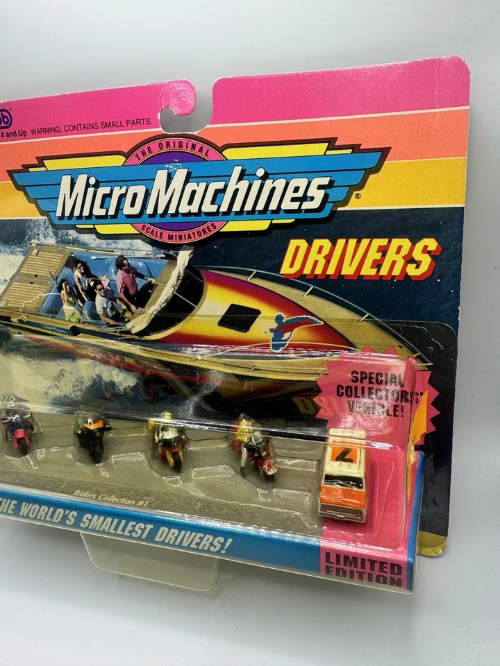De colección Micro Machines Worlds Smallest Drivers 1992 Nuevo de Lote Antiguo BMW Ducati Harley Bonus Van Foto 4 de 4