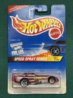 1997 Vintage Hot Wheels #552 Speed Spray Series 4/4 FUNNY CAR Purple w/5 Spoke