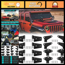 4 Door Hinge Assembly Kit For Jeep Wrangler Jk Jku 2007-2018 - Durable Easy In 4 Door Hinge Assembly Kit For Jeep Wrangler Jk Jku 2007-2018 - Durable Easy In