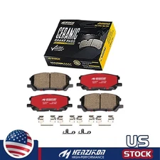 Complete 4-Piece Front Brake Kit Ceramic Fits Lexus RX  Toyota Highlander SUVs