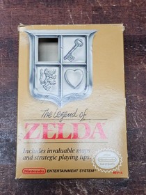 The Legend of Zelda: Complete Tested CIB Gold Cart Manual  (Nintendo, NES, 1987 