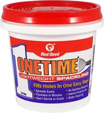 0542 Onetime Lightweight Spackling, 1/2 Pint, White, 8 Ounce