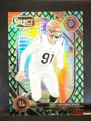 2024 Panini Select - Club Level Trey Hendrickson #298 Dragon Scale Prizm /81