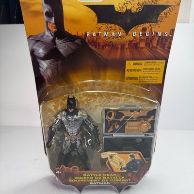 Mattel Batman Begins Battle Gear Action Figure Silver Black Armor H1295 2005 NEW