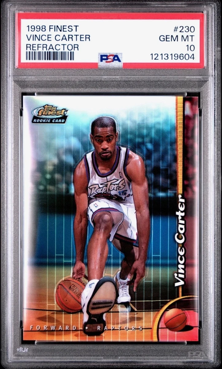 Vince Carter Basketball Grade 10 Rookie Sports Trading Cards