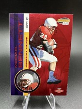 2001 Pacific Invincible Michael Bennett Red #/199 RC Rookie #273 Card Vikings