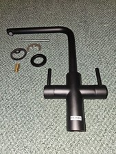 Franke Krios L-Spout Kitchen Mixer Tap  black 