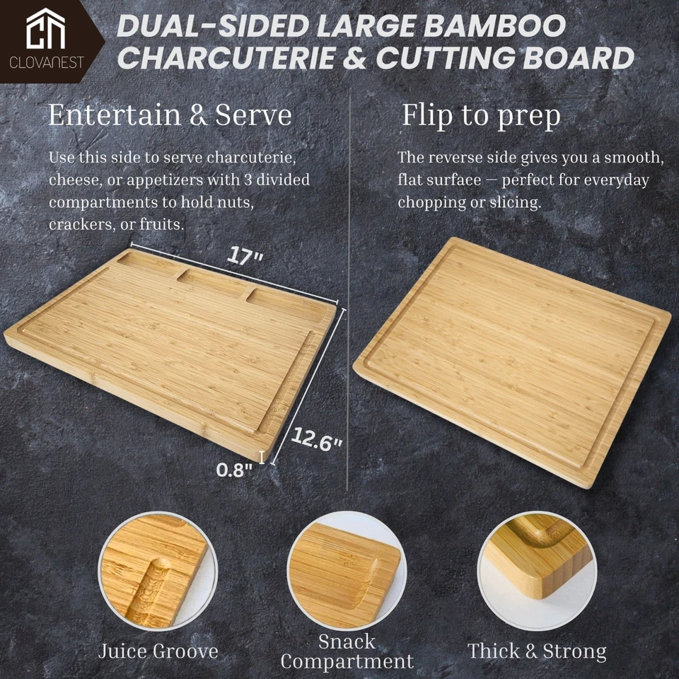 Tablero de charcutería grande personalizado de 17", boda, recién casados, regalo de inauguración Foto 2 de 4