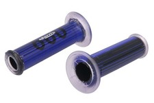 Guidon diamètre 22; 24mm longueur 120mm Route couleur noir - bleu - gris