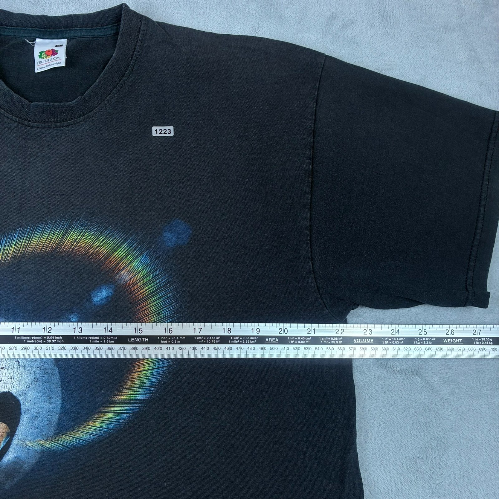 Vintage FOTL Roger Waters Pink Floyd 2007 World Tour Washed Black XL Band TShirt image 4