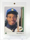 KEN GRIFFEY JR. 1989 UPPER DECK STAR ROOKIE MARINERS #1 RC Q6002