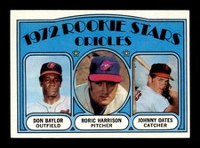 1972 Topps #474 Baylor/Harrison/Oates Orioles Rookies EXMT X3720761