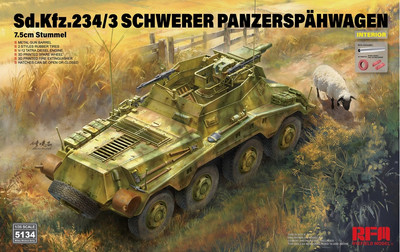 Roggenfeldmodell 1/35 Sd.Kfz. 234/3 Schwerer Panzerspähwagen 7,5cm Stummel