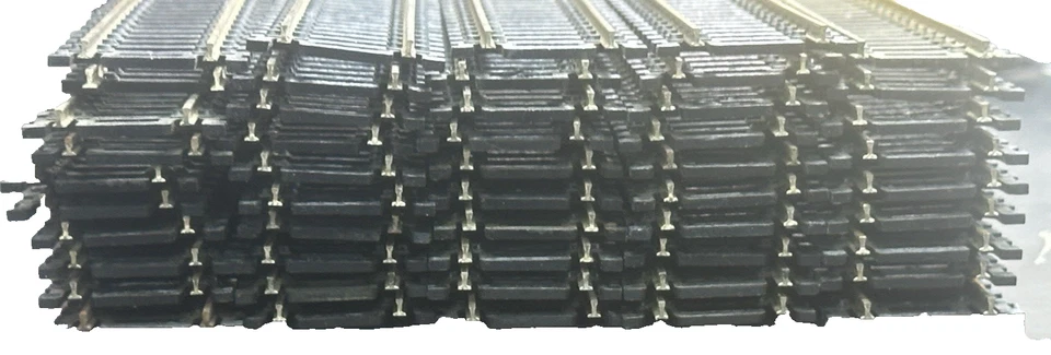 49 EXCELLENT CONDITION ATLAS HO NICKEL SILVER 9'"STRAIGHT SNAP TRACK-FREE SHIP - Image 3 of 4