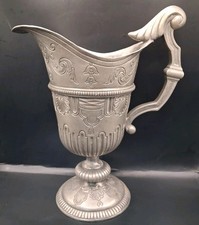 Antiker Zinn Krug von Georg Roth aus Hanau- Französischer Stil - Gekrönte Punzen