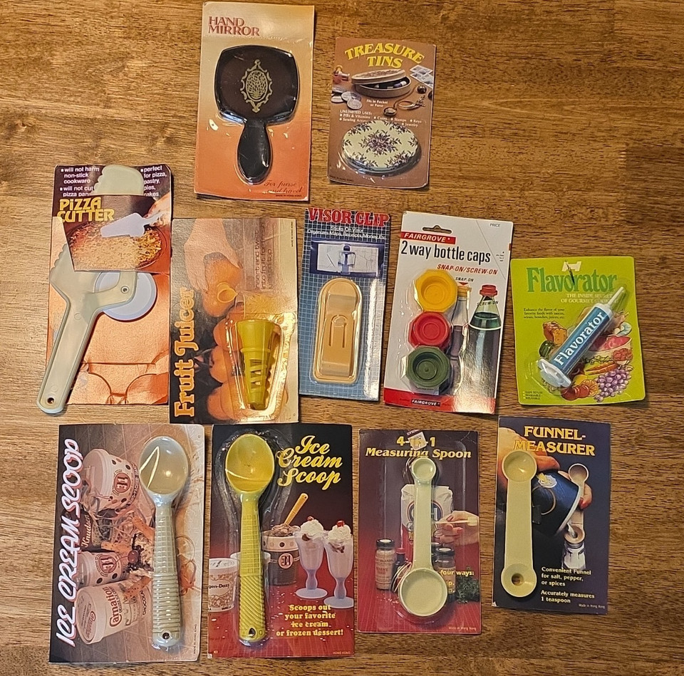 The 'Flavorator' alone makes this lot a conversation piece — a curated set of compact vintage gadgets that actually has personality.