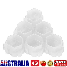 200pcs Tattoo Ink Cups Splicable Honeycomb Shape Clear White Microblading Kit