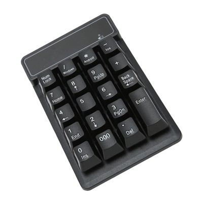 Wireless Number Pad 19 U Shaped Keys BT4.0 Battery Powered Compact Numeric K Fit