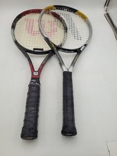 Lot of Tennis Racquets   Wilson OS 28"  Prince TT UltrAlite Titanium   Very...
