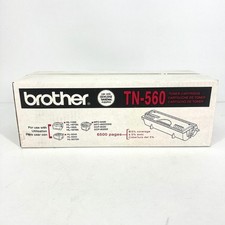 Brother TN-560 High Yield Black Toner Cartridge Genuine OEM New Sealed TN560