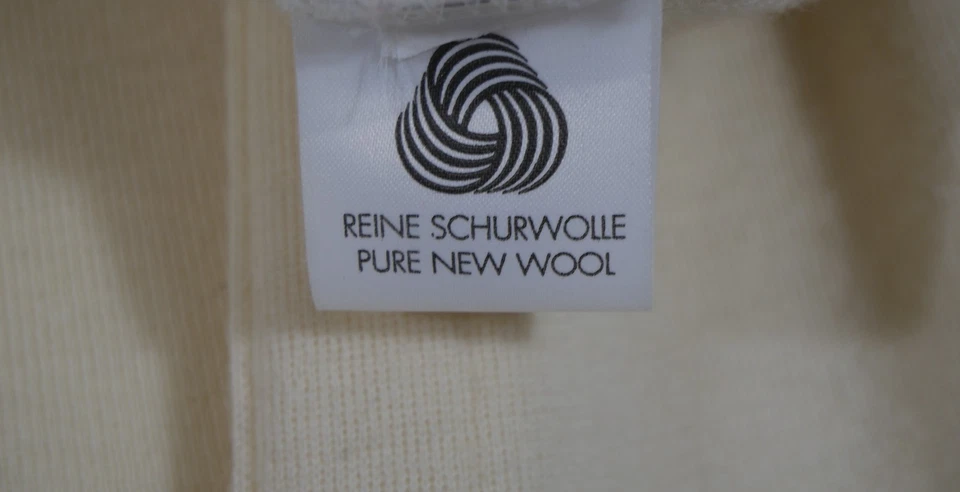 LADY H. PETER HAHN 100% REINE SCHURWOLLE Weiche Strick Weste Größe 44/46 TOP! - Bild 3 von 4