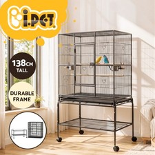 i.Pet Bird Cage Large Cages 88cm Parrot Aviary Stand-Alone Budgie Perch Canary