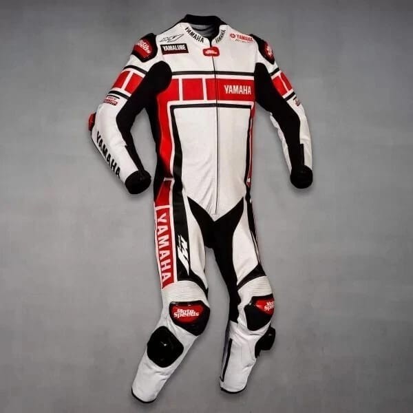 Yamaha Motorbike Racing Suit Custom Genuine Cowhide Leather Motorcycle Gear