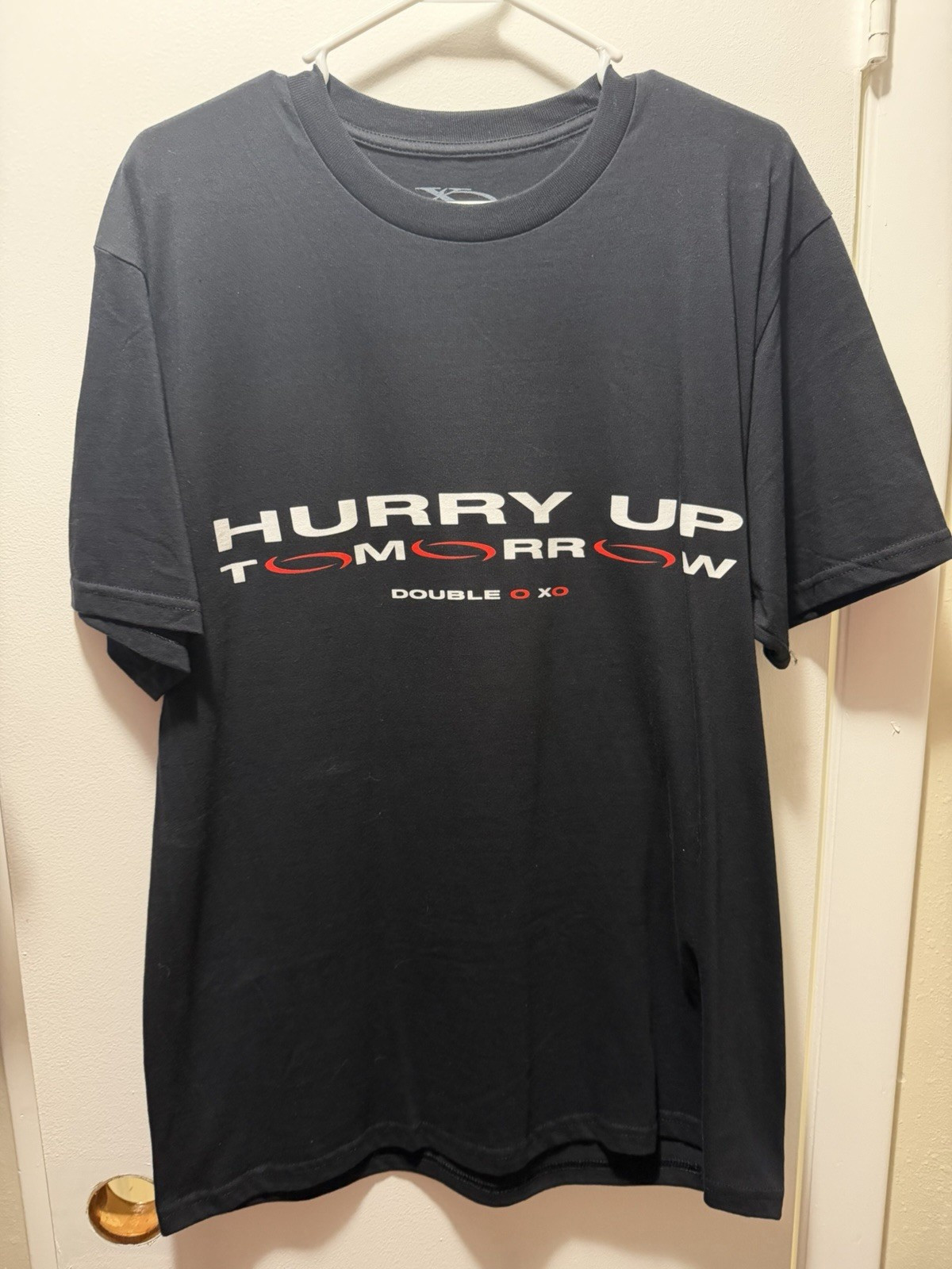 The Weeknd Hurry Up Tomorrow Men’s Black Double-Sided Graphic Tee L