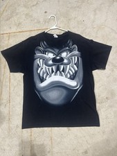 AOP Looney Tunes Tasmanian Devil Taz Shirt Size Large 90s