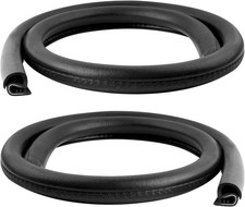 2.62Ft Car Door Weather Stripping, 2PCS Thickened Rubber Edge Trim with U-Shaped