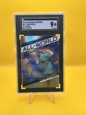 2022 Upper Deck Goodwin Champions All-World Blue /399 Tiger Woods #AW-7 SGC 9