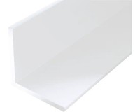 Winkelprofil Pvc Weiß 10X10X1 Mm, 2 M