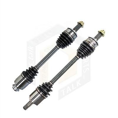 Pair Front CV Axle Joint Assembly For Honda Accord 2.4L L4 FWD Auto CVT Trans