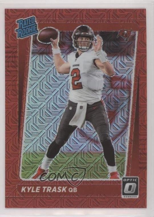 2021 Panini Donruss Optic Rated Rookie Red Mojo Prizm Kyle Trask #209 12bt
