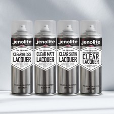 Jenolite Clear Lacquer Spray - Satin / Matt / Very High Temperature - 500ml