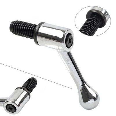 Table Lock Handle M12 Thread Set For Bridgeport Milling Machine 11.8mm Silver