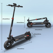 Circooter 1000W Electric Scooter 48V 12.5AH 10" Off Road Folding E-Scooter 28MPH