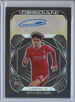 2020-21 Panini Obsidian Neco Williams Rc Auto Electric Etch Yellow 7/10