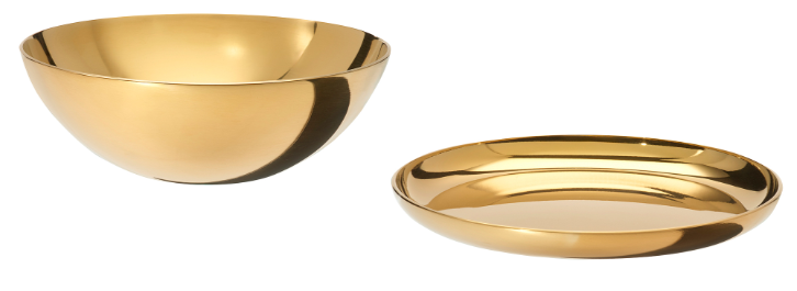 Sammy専用イケアSTOCKHOLM 2025 【2025年10月購入】美品 IKEA STOCKHOLM 2025 Bowl And Dish, Brass Color looks Gold color