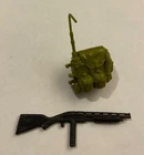 vtg G.I. GI JOE gijoe FALCON WEAPONS PARTS LOT #4 backpack antenna gun FREE SHIP