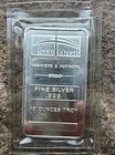 10oz Silver Bar NTR Metals .999 Fine Silver