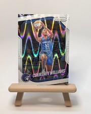 Courtney Williams 2025 Panini Prizm WNBA #69 White Seismic Prizms Minnesota Lynx